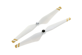 DJI 9450 Self-tightening Rotor (composite hub, white with gold stripes) 1 pair
