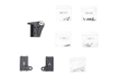 DJI M600 PRO sulankstomi rankų laikikliai / Foldable Frame Arm Mount Kit / Part 26