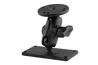 RAM Double Ball Mount with Round Plate and 2'' x 4'' Plate / B Size / RAM-B-101-A-24U