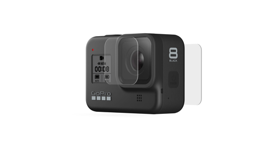 GoPro HERO8 grūdinto stiklo lęšis + ekrano apsauga / GoPro HERO8 Tempered Glass Lens + Screen Protectors