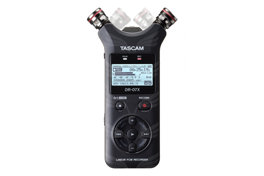 Tascam DR-07X rankinis rekorderis / Stereo Handheld Digital Audio Recorder and USB Audio Interface