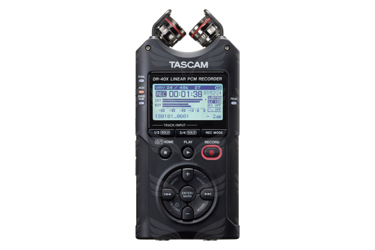 Tascam DR-40X rankinis rekorderis / Four Track Digital Audio Recorder and USB Audio Interface