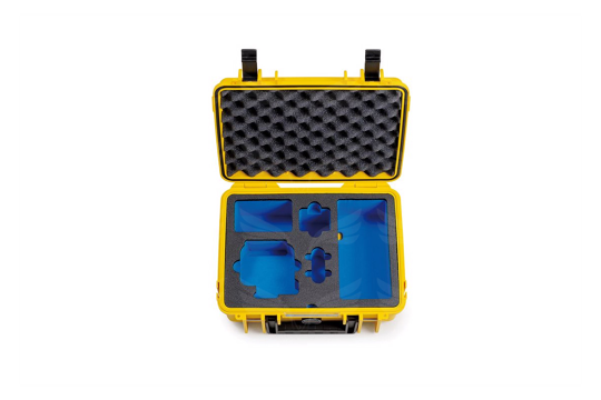 B&W Type 1000 kietas lagaminas GoPro HERO8 veiksmo kamerai / Waterproof Outdoor Case (yellow)