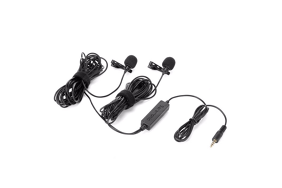 Saramonic LavMic 2m prisegami mikrofonai / Dual Wired Lavalier Microphone