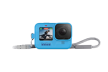 GoPro HERO9 kameros silikoninis įdėklas su virvele (mėlynas) / Sleeve + Lanyard (Blue)