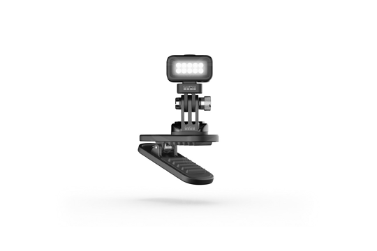 GoPro Zeus Mini magnetinis segtukas su LED šviestuvu / Magnetic Swivel Clip Light