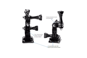 PRO-mounts priekinis ir šoninis laikiklis su lipduku / Front & Side Mount