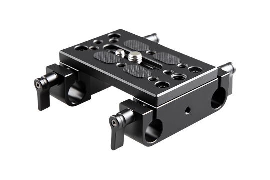 SmallRig 1775 Mounting Plate with 15mm Rod Clamps