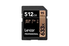 Lexar Pro 633x SDHC/SDXC UHS-I U1/U3 (v30) R95/W45 512Gb
