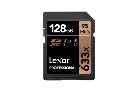 Lexar Pro 633x SDHC/SDXC UHS-I U1/U3 (v30) R95/W45 128Gb