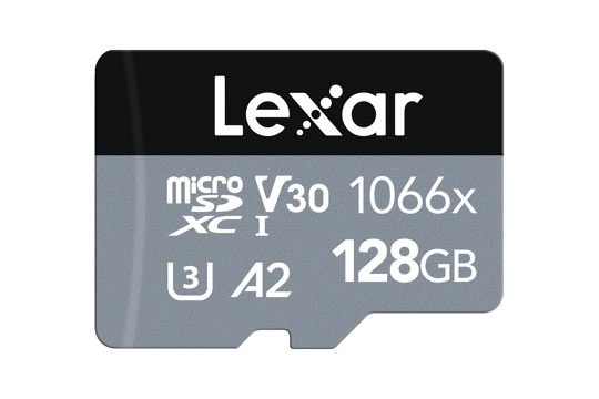 Lexar Pro 1066x microSDHC/microSDXC UHS-I (Silver) R160/W120 128Gb atminties kortelė