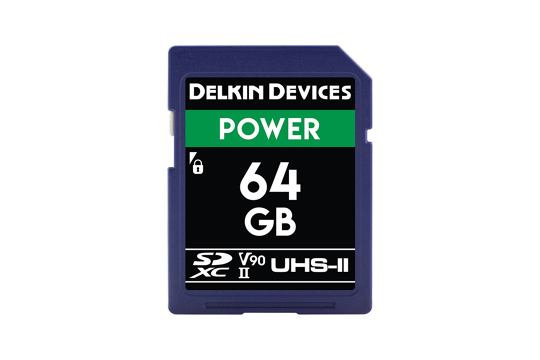Delkin SD Power 2000x UHS-II U3 (v90) R300/W250 64Gb