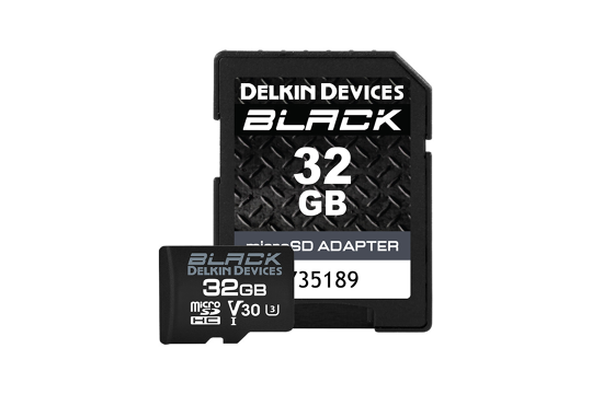 Delkin microSD Black Rugged (v30) R90/W90 32Gb