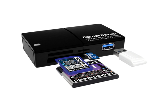 Delkin Cardreader CFast/SD/micro UHS-II (USB 3.0)