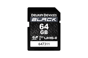 Delkin SD Black Rugged UHS-II (v90) R300/W250 64Gb