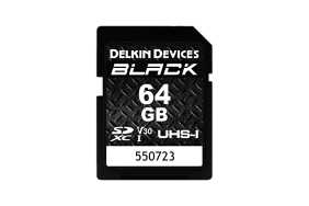 Delkin SD Black Rugged UHS-II (v30) R90/W90 64Gb