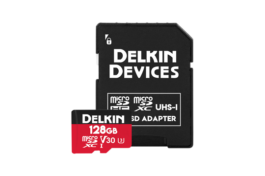 Delkin Trail Cam Action microSDxc (v30) R100/W75 128Gb