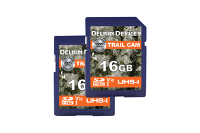 Delkin Trail Cam SDHC (v10) R100/W30 16Gb (2pk)