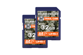 Delkin Trail Cam SDHC (v10) R100/W30 32Gb (2pk)