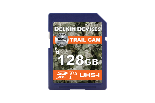 Delkin Trail Cam SDXC (v30) R100/W75 128Gb
