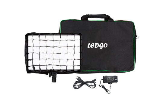 Ledgo E268c 26.8W Bi-Color Kit Egg Crate & Bag