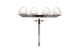 Ledgo Transparent Clip for 4 Alta Tubes with Pin