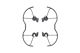 DJI FPV drono propelerių apsaugos / Propeller Guard