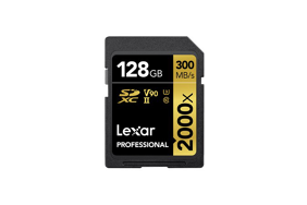 Lexar Pro 2000x SDHC/SDXC UHS-II U3(v90) R300/W260 128Gb