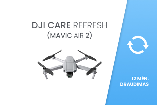 DJI Care Refresh (Mavic Air 2) EU 12 mėn. draudimas