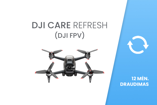 DJI Care Refresh (DJI FPV) 12 mėn. draudimas