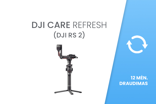 DJI Care Refresh (DJI RS 2) 12 mėn. draudimas
