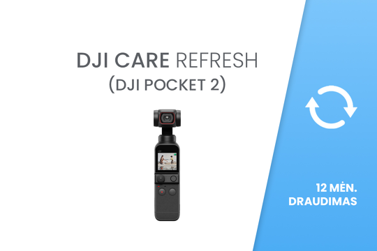 DJI Care Refresh (DJI Pocket 2) 12 mėn. draudimas
