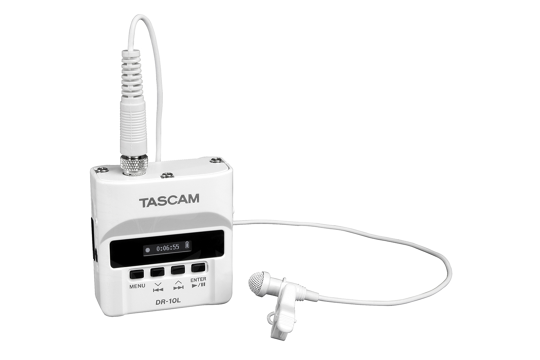 Tascam DR-10LW nešiojamas garso rekorderis su prisegamu lavalier mikrofonu / Micro Linear PCM recorder