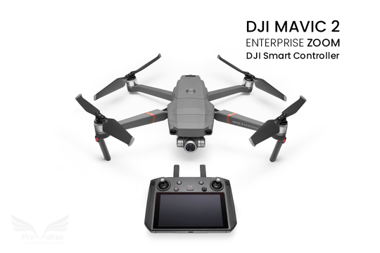 DJI Mavic 2 Enterprise ZOOM dronas su Smart Controller pultu