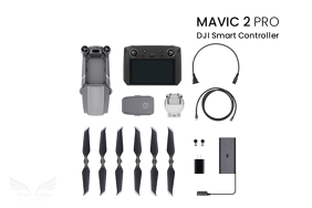 DJI Mavic 2 Pro dronas su išmaniuoju valdymo pultu