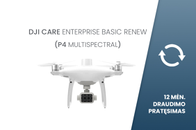 DJI Care Enterprise Basic Renew (P4 Multispectral) EU 12 mėn. draudimo pratęsimas