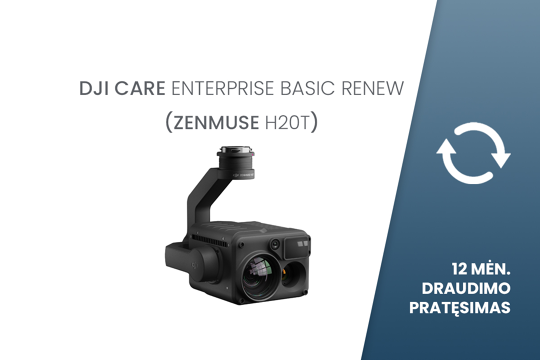 DJI Care Enterprise Basic Renew (Zenmuse H20T) EU 12 mėn. draudimo pratęsimas