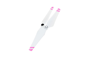 DJI 9450 savaime užsiveržiantys propeleriai / Self-tightening Rotor (white with Pink stripes)