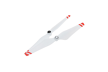 DJI 9450 savaime užsiveržiantys propeleriai / Self-tightening Rotor (white with Red stripes)