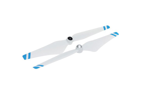 DJI 9450L savaime užsiveržiantys propeleriai / Self-tightening Rotor (white with Blue stripes)