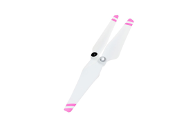 DJI 9450L savaime užsiveržiantys propeleriai / Self-tightening Rotor (white with Pink stripes)