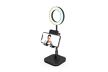 Digipower Success telefono laikiklis su 15 cm žiedine lempa / Phone Holder with 6" ring light DP-WSH-PH6