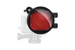 PolarPro HERO3 Dive Switchblade v1.0 raudonas filtras su macro