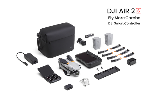 DJI Air 2S Fly More Combo dronas su išmaniuoju valdymo pultu (Smart Controller)