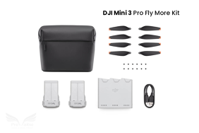 DJI Mini 3 Pro Fly More Kit priedų rinkinys