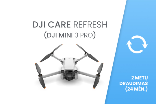 DJI Care Refresh (Mini 3 Pro) EU 24 mėn. draudimas