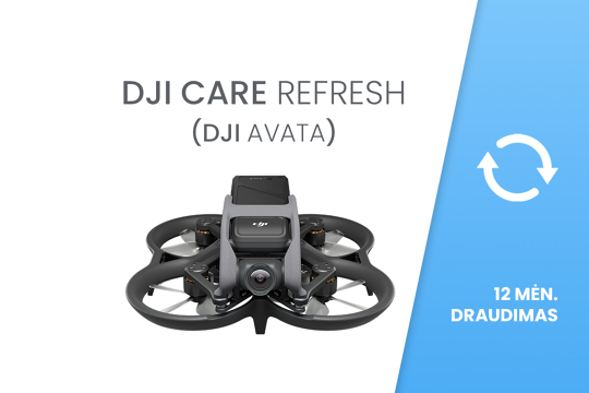 DJI Care Refresh (DJI Avata) EU 12 mėn. draudimas