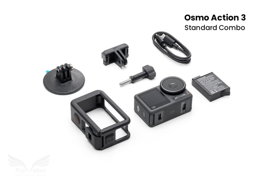 DJI Osmo Action 3 Standard Combo veiksmo kamera