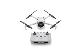 DJI Mini 3 dronas su DJI RC-N1 pultu
