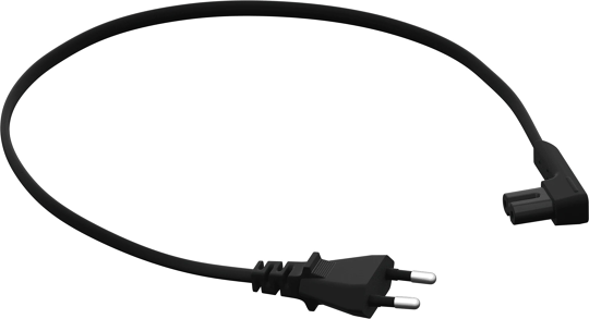 SONOS maitinimo laidas / Short Power Cable Black for SONOS One / Play: 1